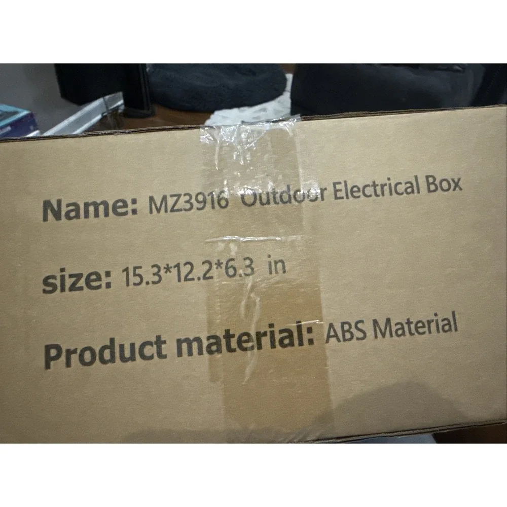 Electrical Junction Box, Ventilated Design, Cable Grommets, Indoor/Outdoor Use